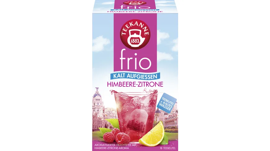 Teekanne Früchtetee frio Himbeere Zitrone 45 g