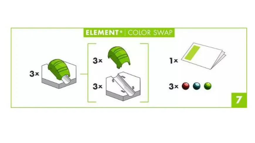 Ravensburger Beschäftigung - GraviTrax Element Color Swap - Kugelbahn-Erweiterung