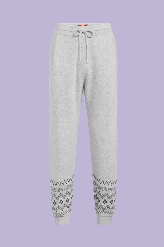 Fair Isle-Sporthose aus Wolle und Kaschmir