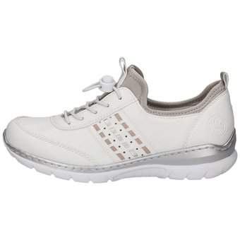 Rieker Slip On Sneaker in weiß