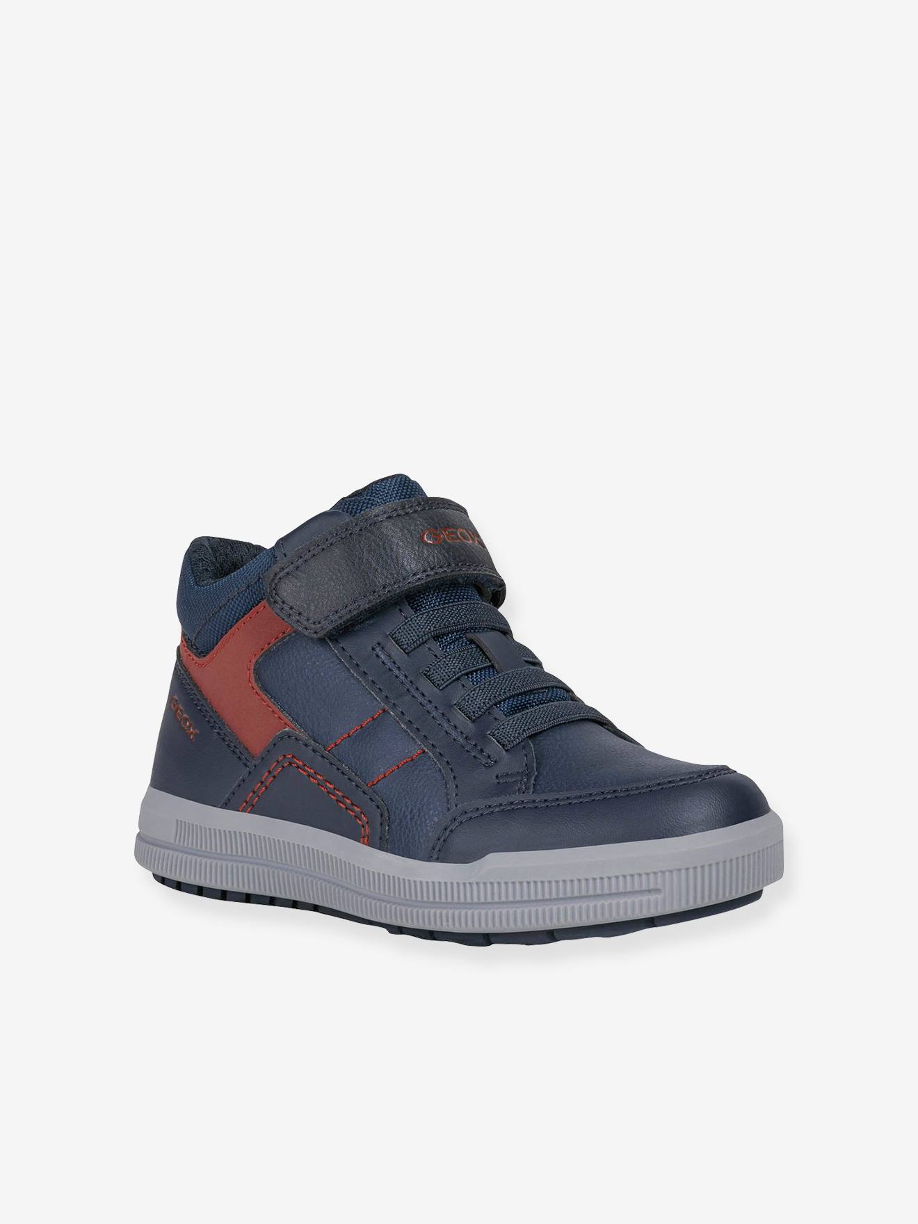 Baskets MID garçon J Arzach Boy GEOX® marine rouge