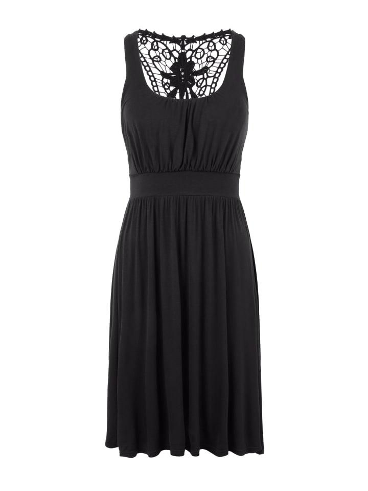LASCANA Strandkleid in schwarz günstig kaufen