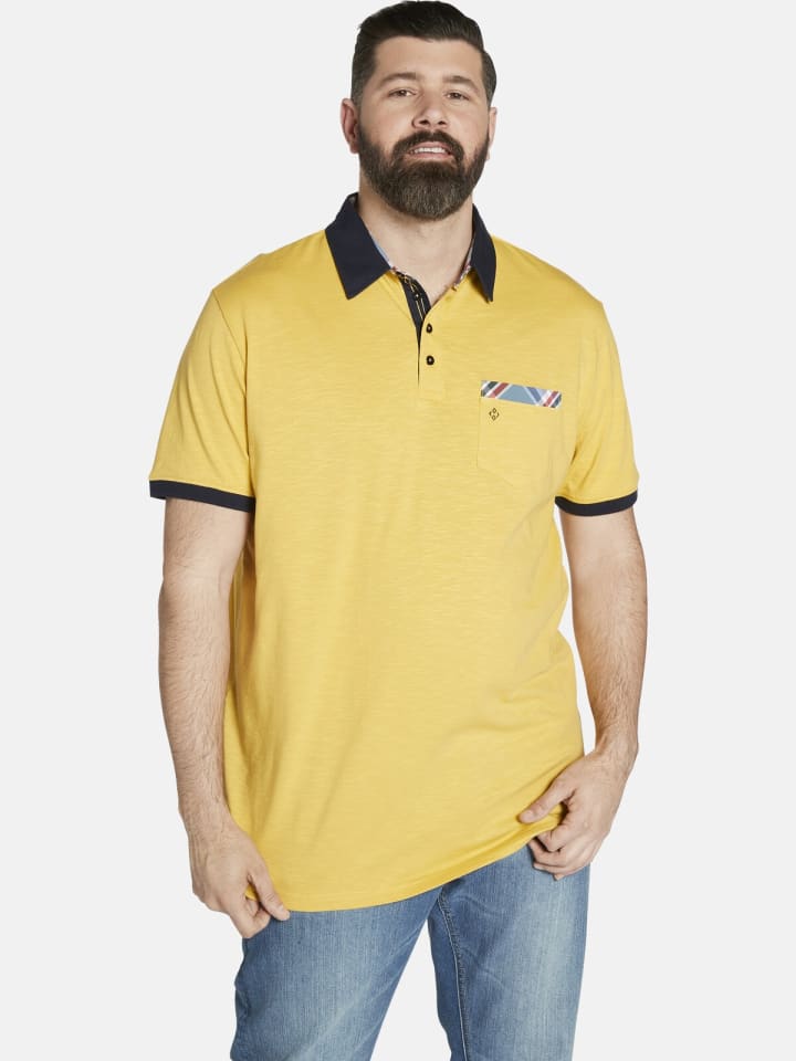 Charles Colby Poloshirt EARL BREANDAN in gelb günstig kaufen