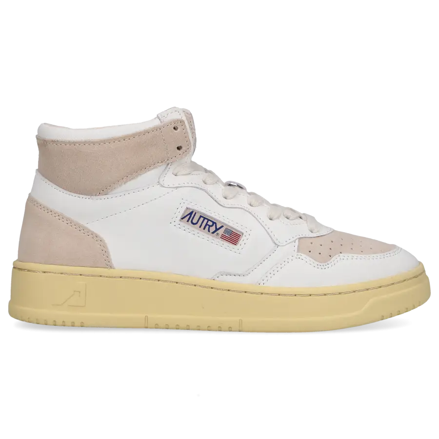 Autry - Sneaker high MEDALIST Veloursleder - weiß