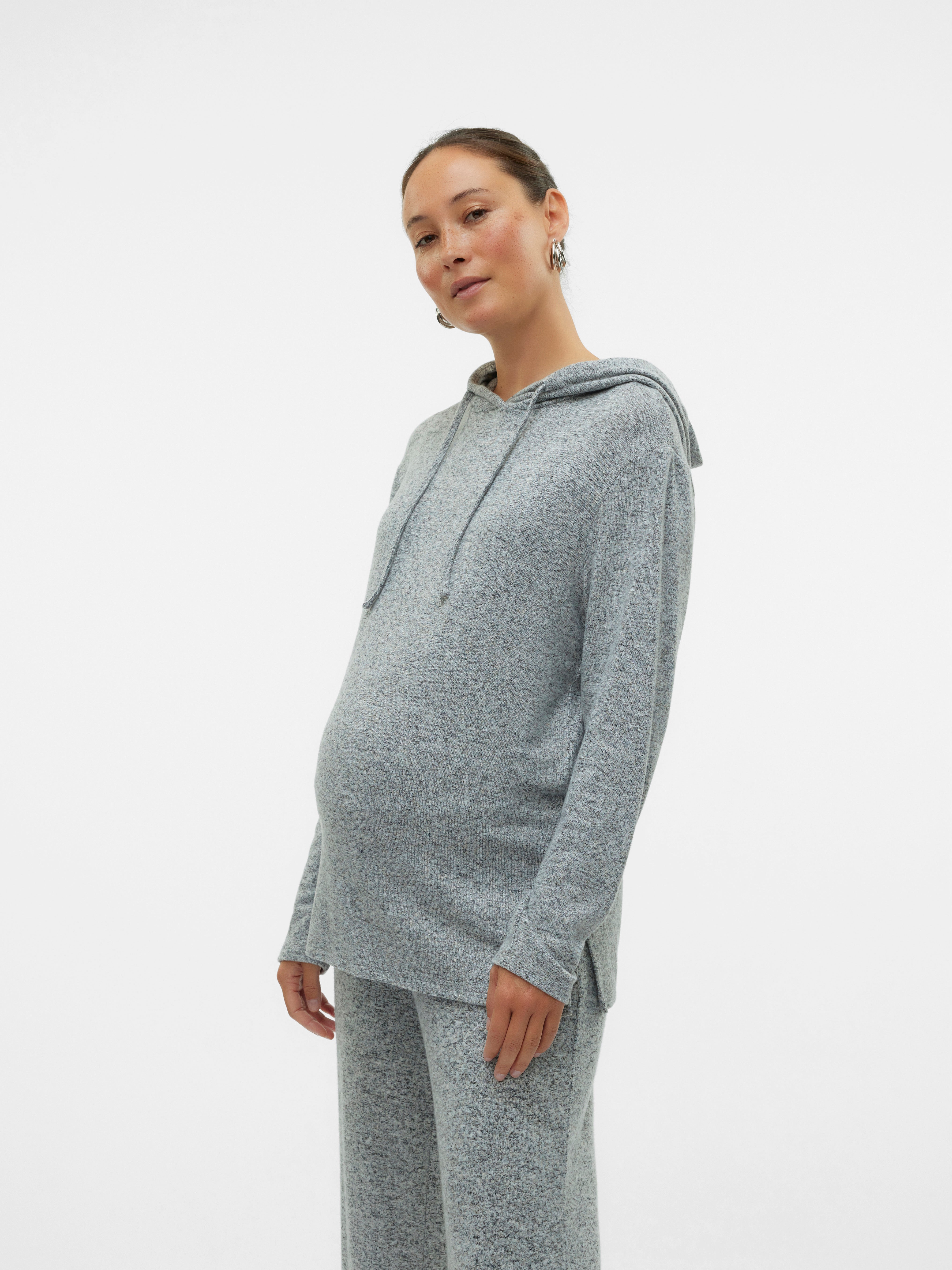 Normal geschnitten Rundhals Top