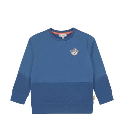 Sweatshirt, mittelblau für Jungs