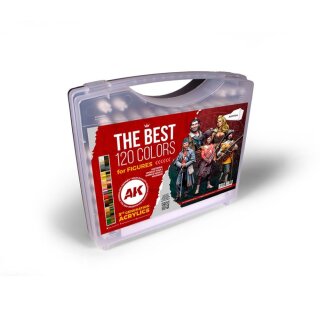 AK Paint Set - The Best 120 Colors For Figuers (120)