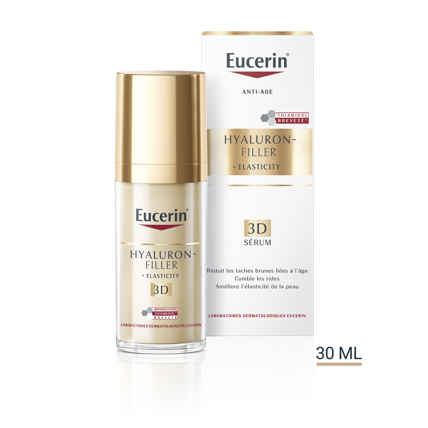 Eucerin Hyaluron Filler +Elasticity Sérum Anti-Age, Tâches Brunes & Rides