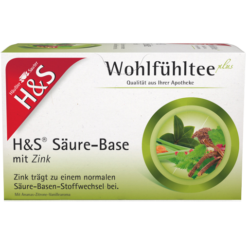 H&S Säure-Base m.Zink Filterbeutel  20X2.0 g  Filterbeutel