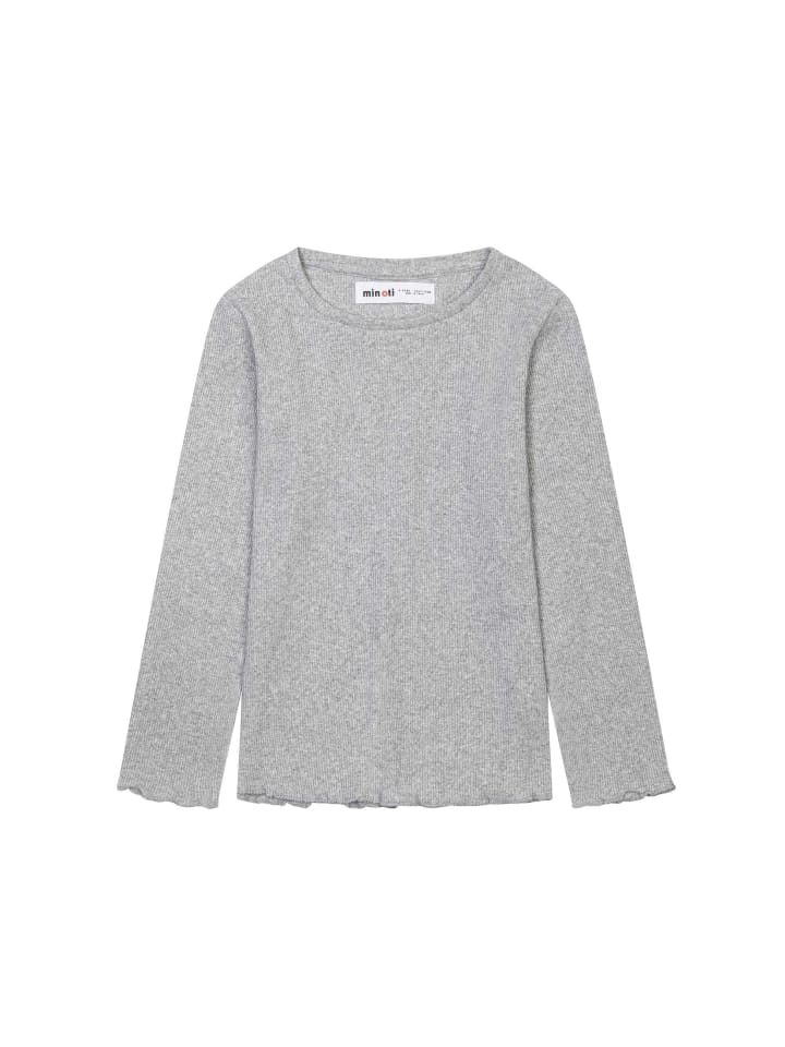 Minoti Longsleeves 12RIBTEE 6 in grau günstig kaufen