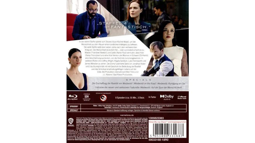 Westworld - Staffel 4  [3 BRs]