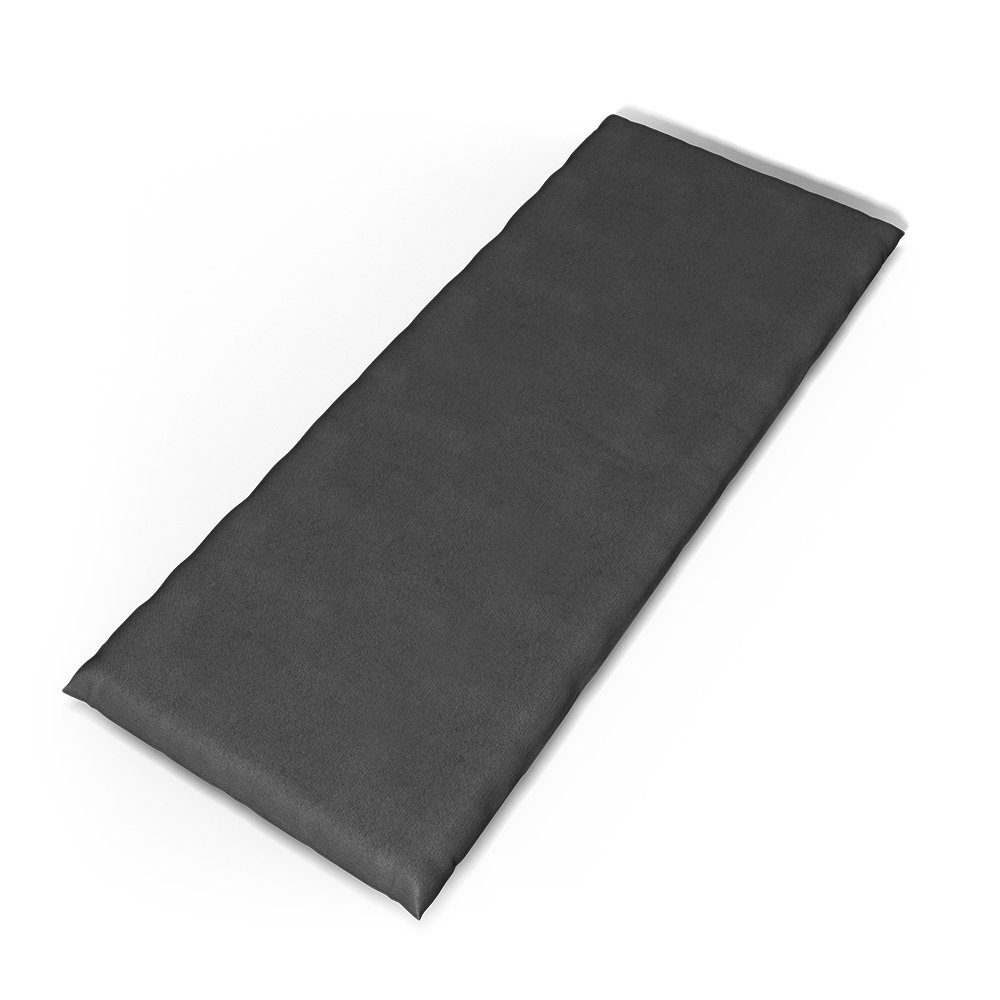 Vicco Bankauflage Bankpolster Gartenbank-Auflage 100x40x5cm Anthrazit, (1 Bankauflage)