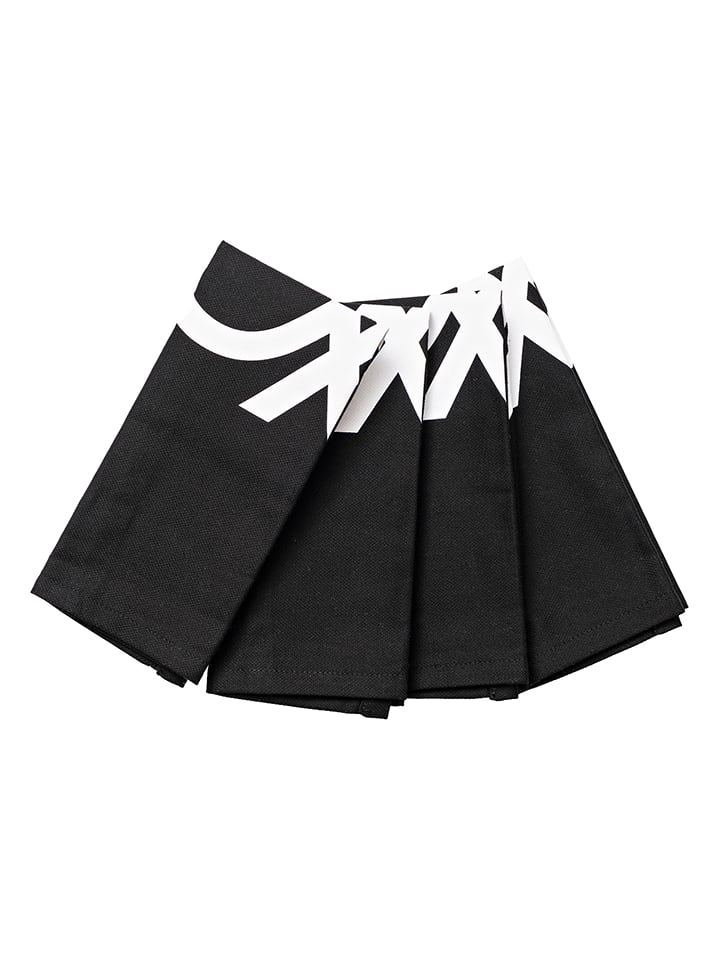 Benetton 4er-Set: Tischsets in Schwarz/ Weiß - (L)45 x (B)30 cm günstig kaufen onesize