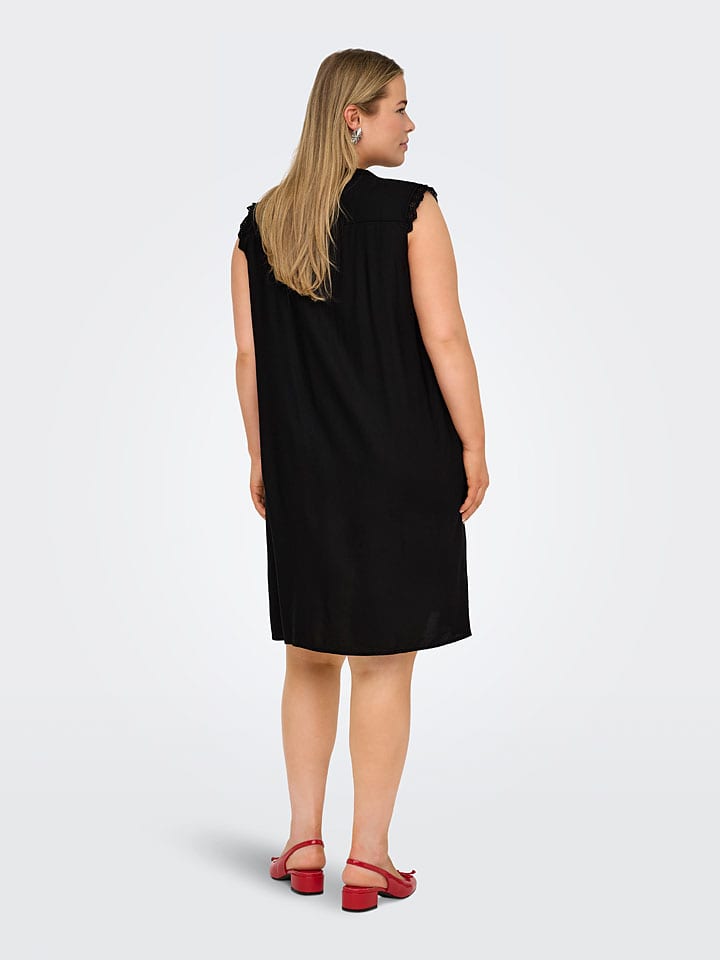 ONLY Carmakoma Kleid in Schwarz günstig kaufen