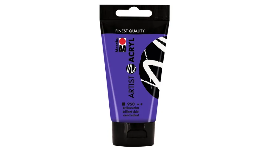 Marabu Artist Acryl, Brillantviolett 950, 75 ml 75 ml