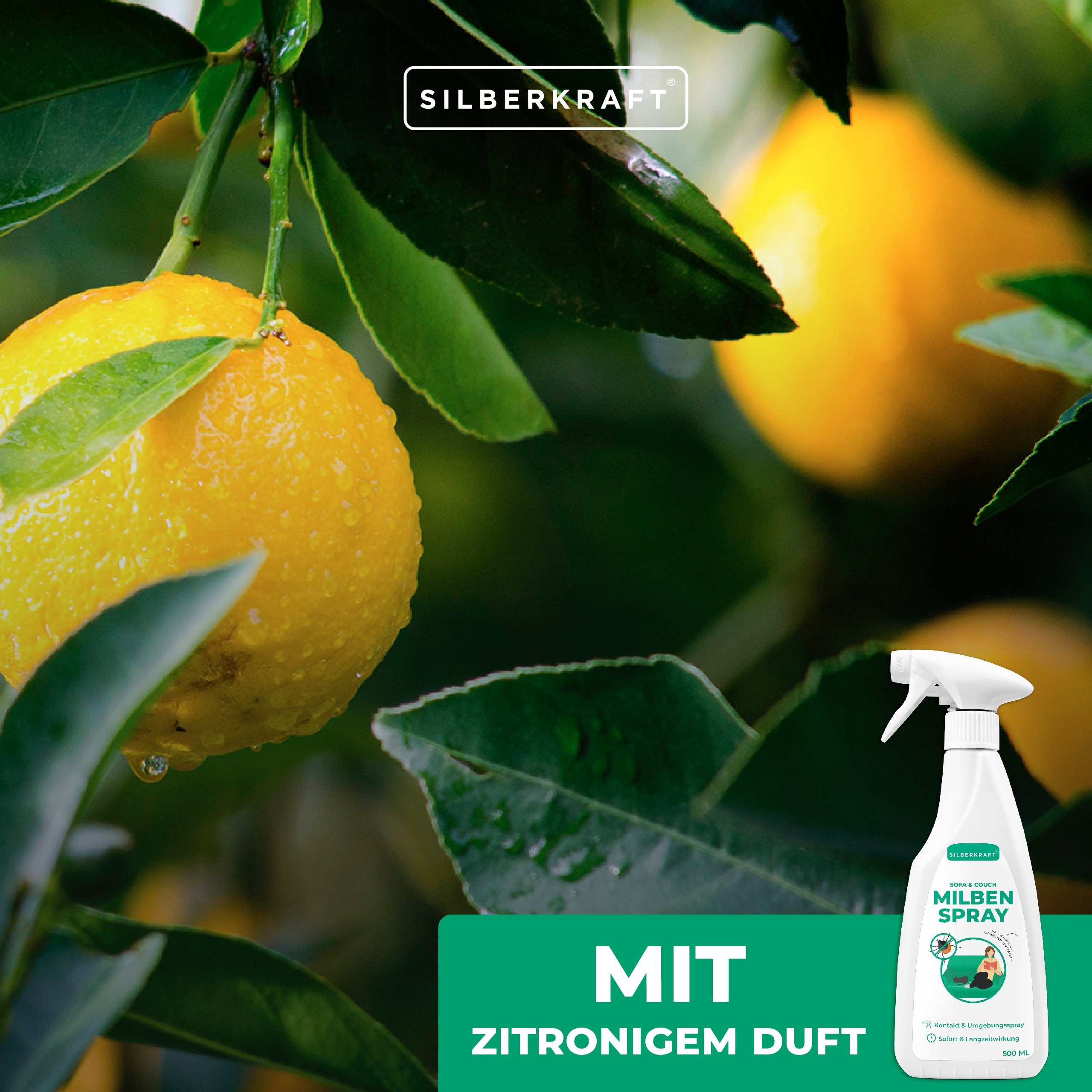 Silberkraft Insektenspray Milbenspray Sofa & Textil, 500 ml, 1-St.
