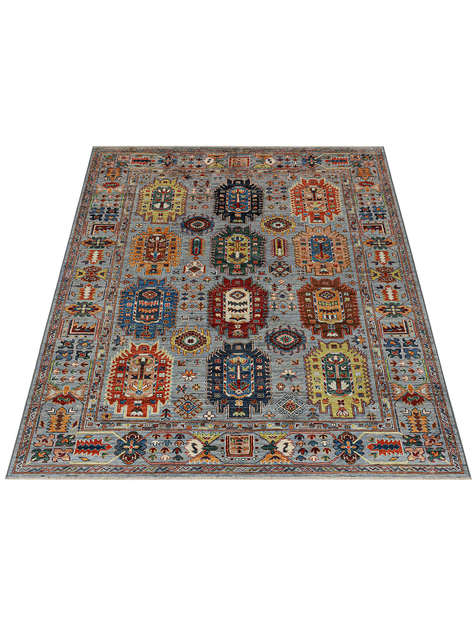 Kazak Ghazni ca. 177 x 246 cm, Unikat / Einzelstück