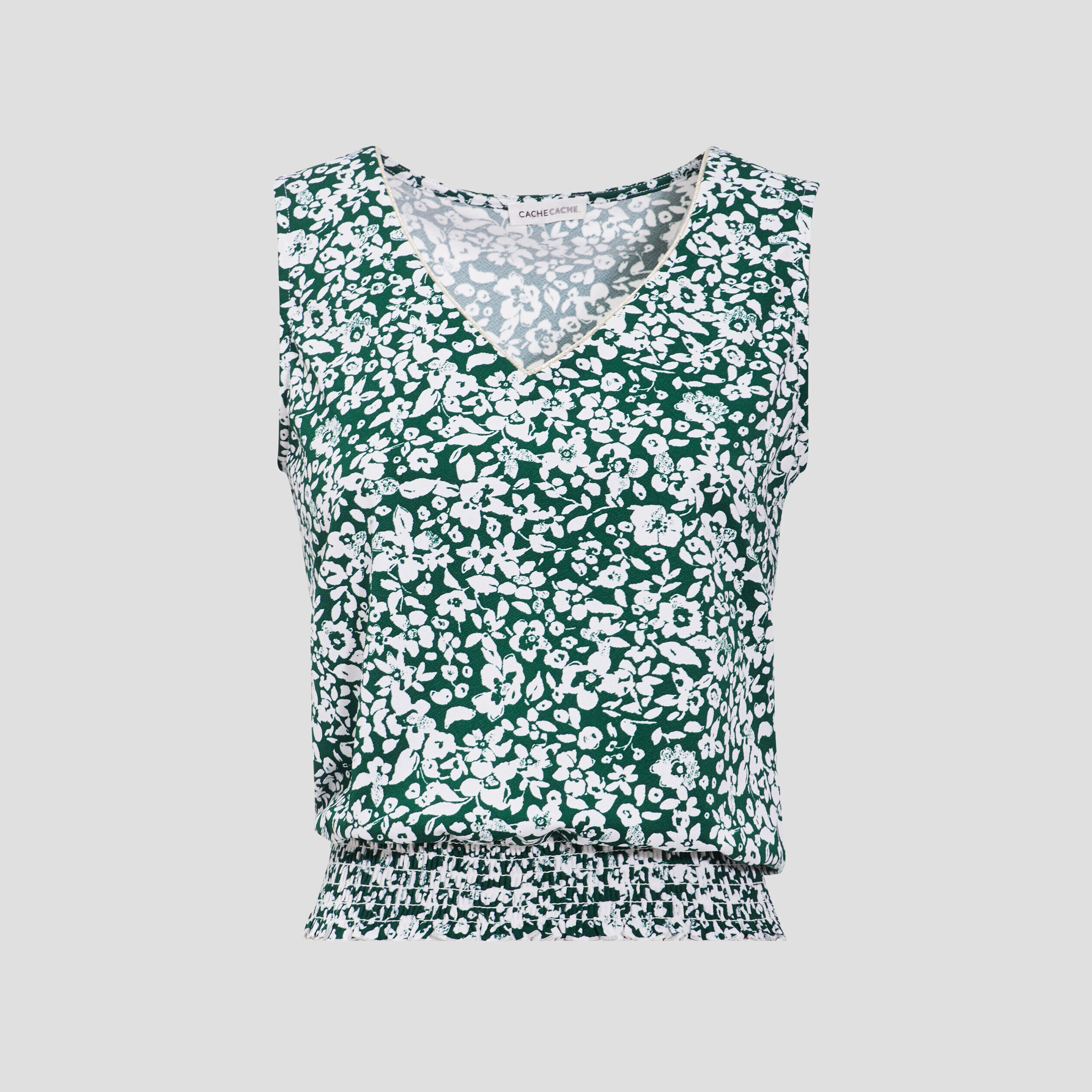 Blouse Sophie- débardeur bleu femme | Cache Cache