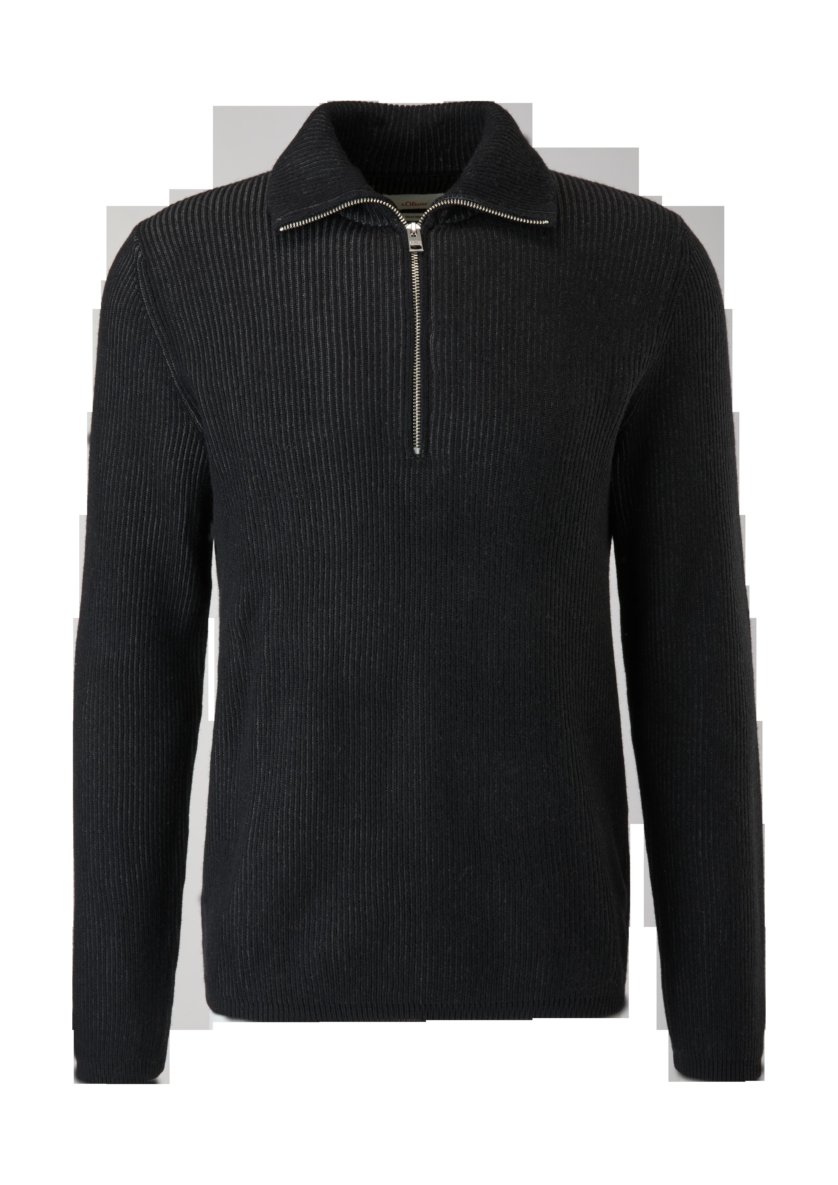 Strickpullover mit Troyerkragen  2118088-9999