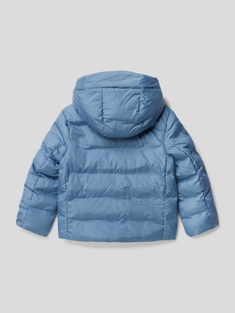 Steppjacke mit Kapuze Modell 'Zommy' in rauchblau