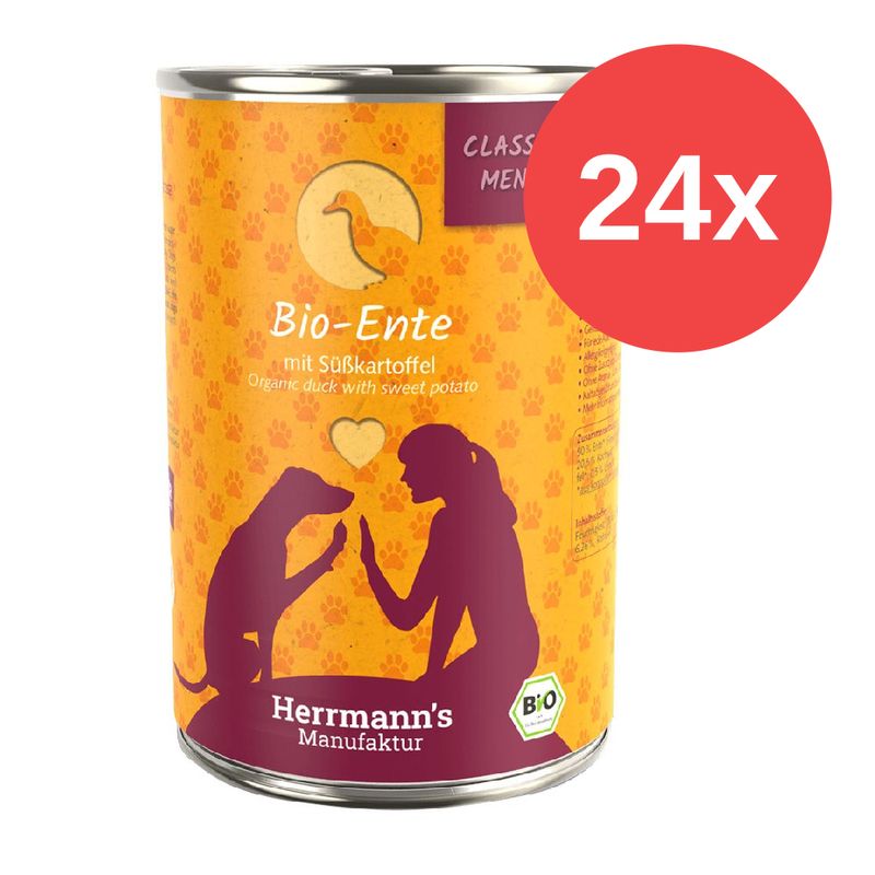 Sparpaket Herrmann's Classic Bio-Menü 24 x 400 g
