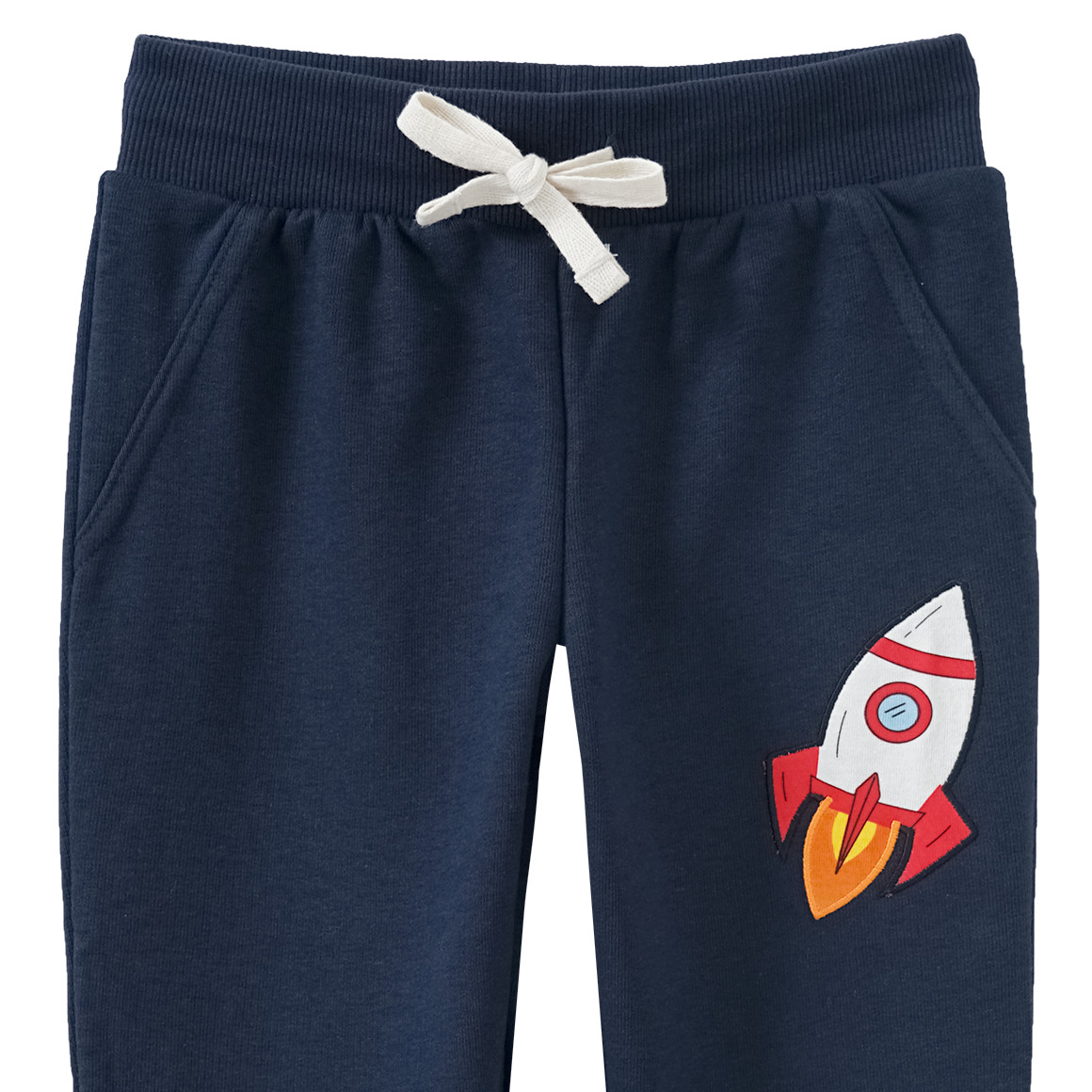 Kinder Jogginghose mit Raumschiff-Applikation