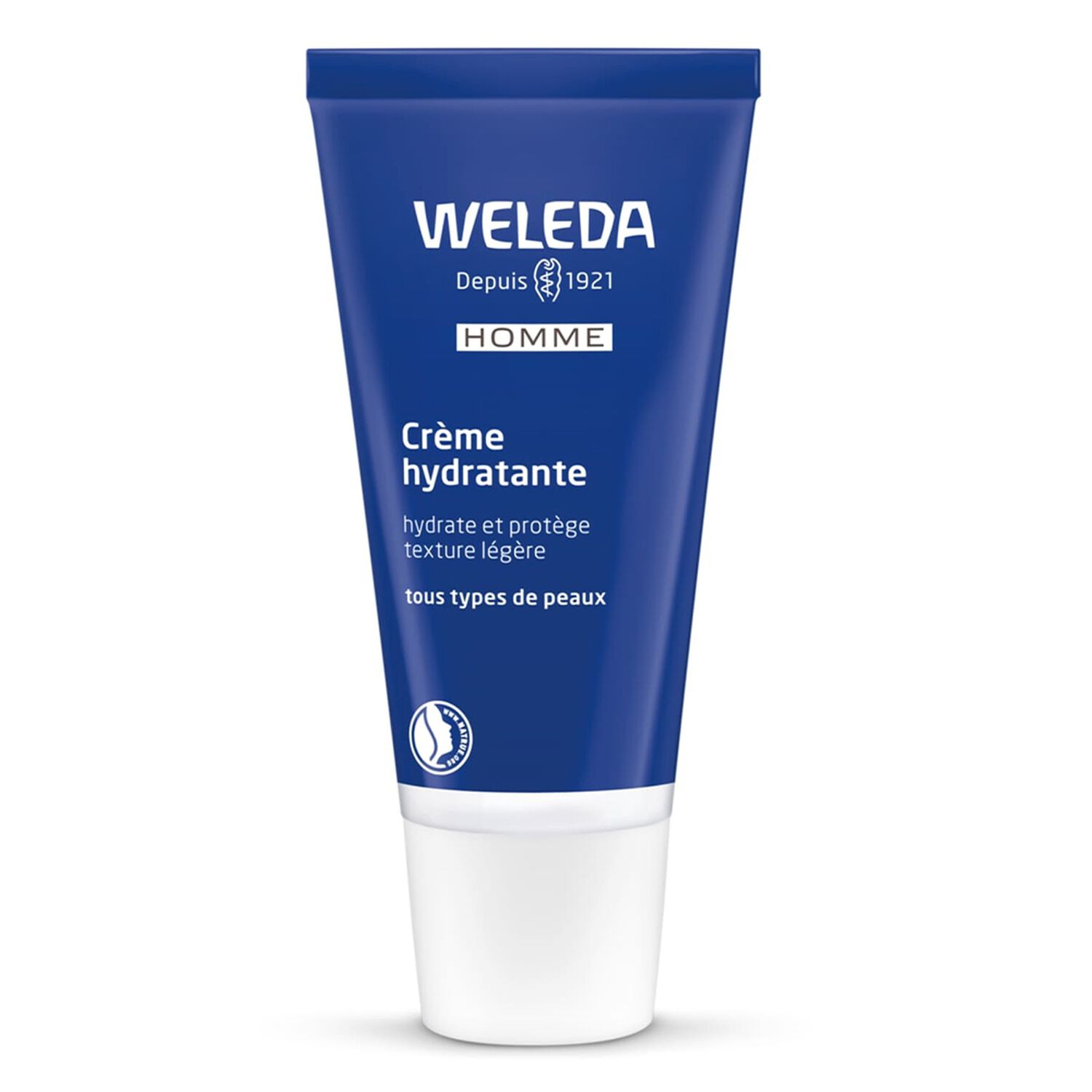 Weleda Homme Crème Visage Hydratante - Hydrate et Protège - Texture Légère - 30 ml