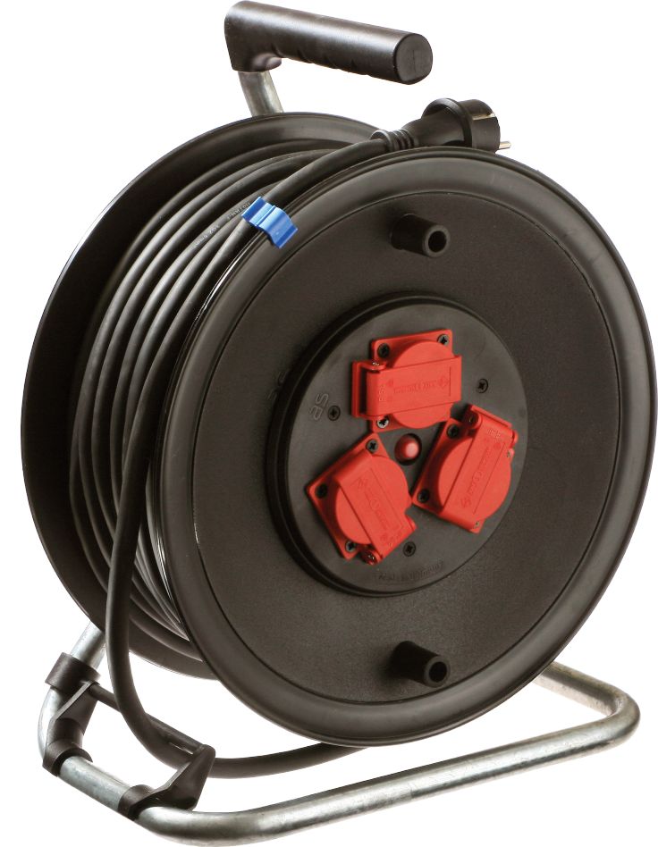 Schwabe 10116 Kábeldob 230V/16A IP44 Gumi H05RR-F 3G1.5 25m