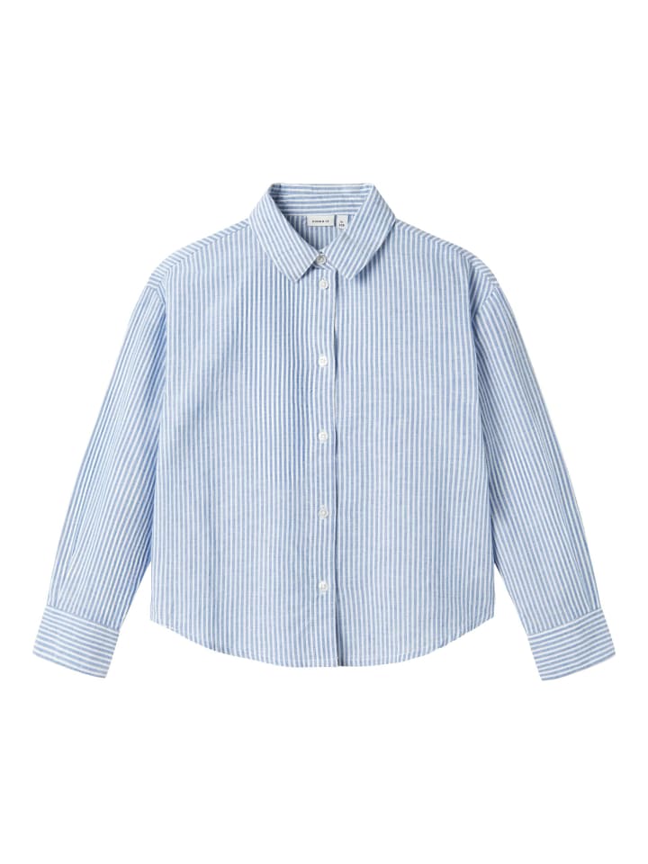 name it Langarmbluse NKFFEMMA LS SHIRT in dusty blue günstig kaufen