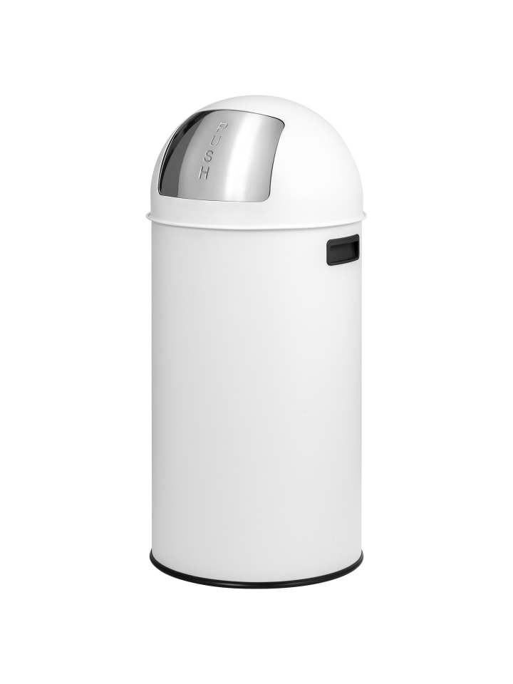 eluno Mülleimer 35 Liter Edelstahl weiß günstig kaufen onesize