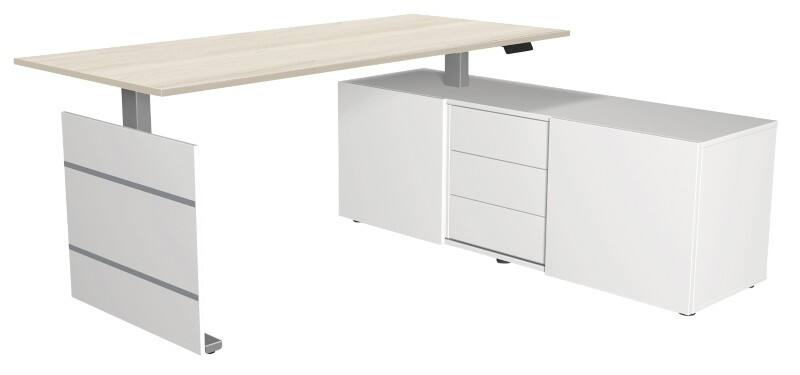 Kerkmann Arbeitsplatz Ahorn Mehrfarbig 1.860 x 1.650 x 1.200 mm