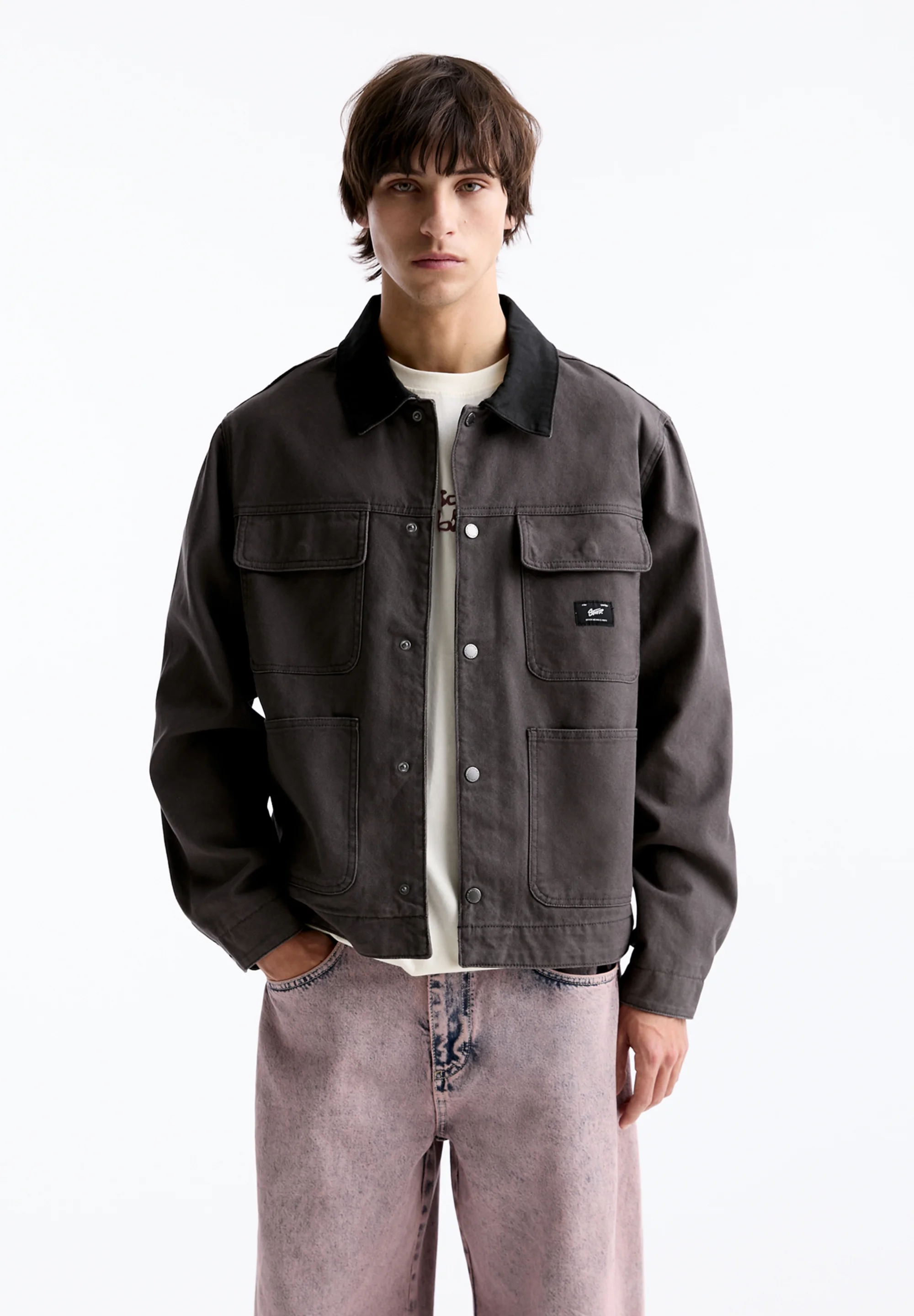 PULL&BEAR STWD TRUCKER - Chaqueta ligera