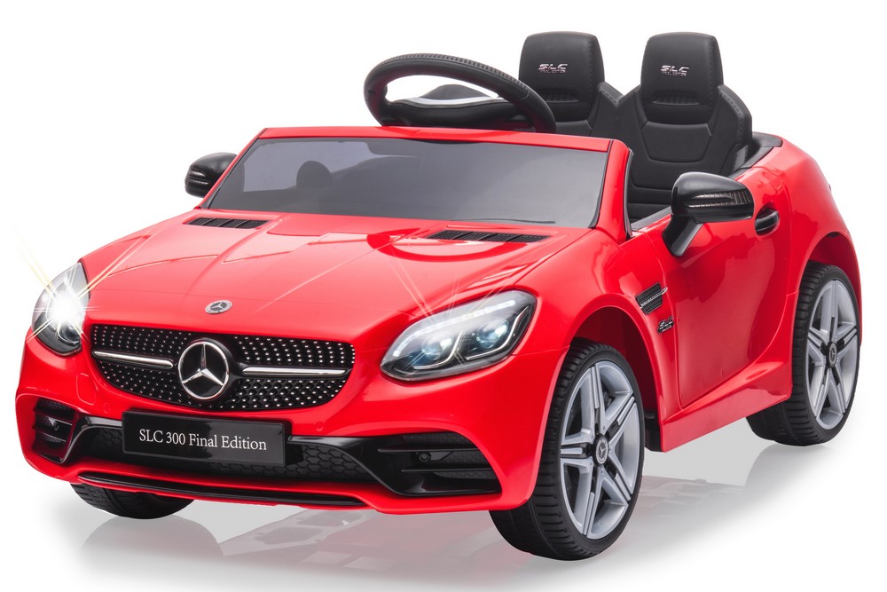 Jamara e.K. JAMARA-461801-Ride-on Mercedes-Benz SLC rot 12V