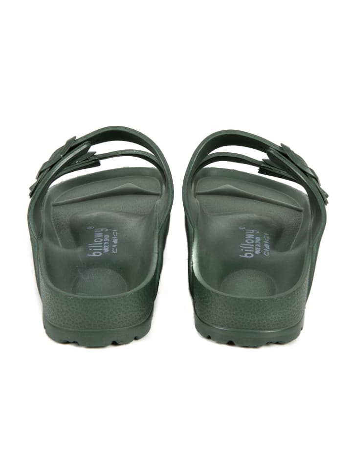 billowy Pantoletten  in khaki günstig kaufen