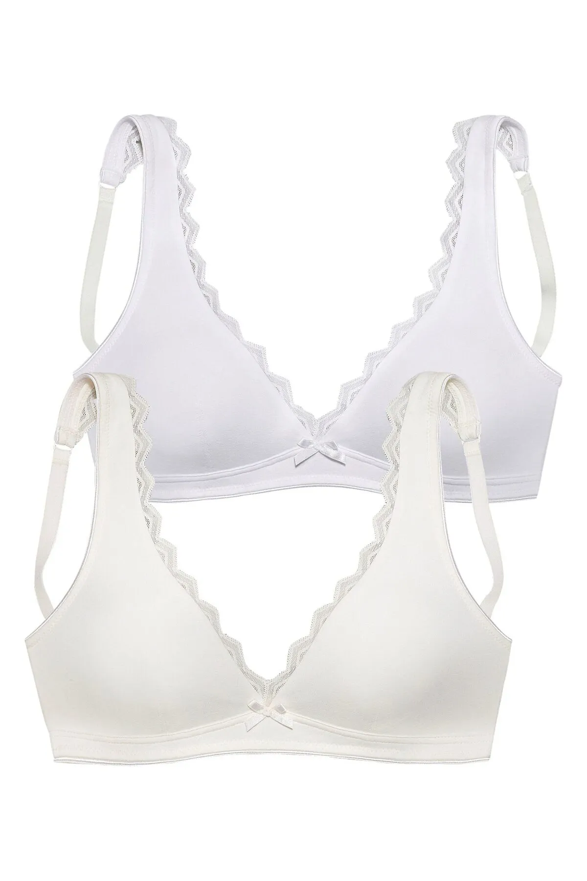 PETITE FLEUR  BH - Weiß - Unifarben