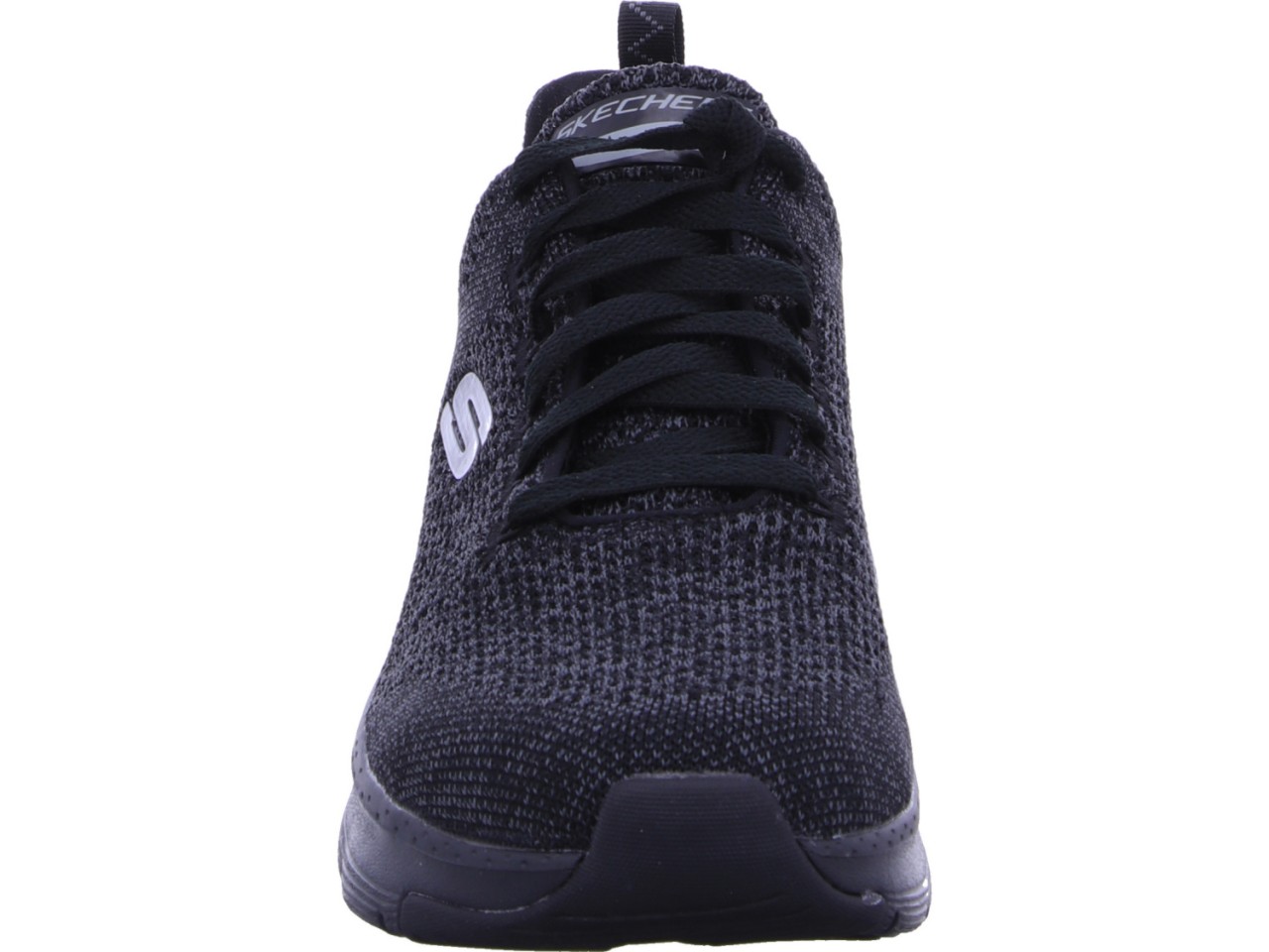 SKECHERS Freizeit Schnürer schwarz Große Sportschuhe für Herren. Entdecken