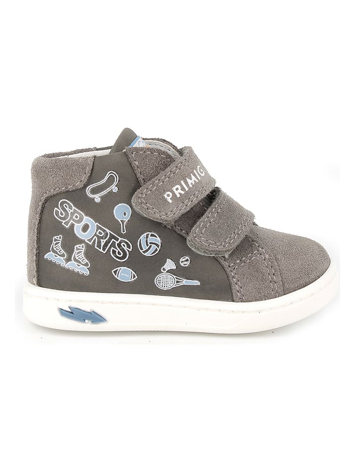 Primigi Leder-Lauflernschuhe in Grau günstig kaufen