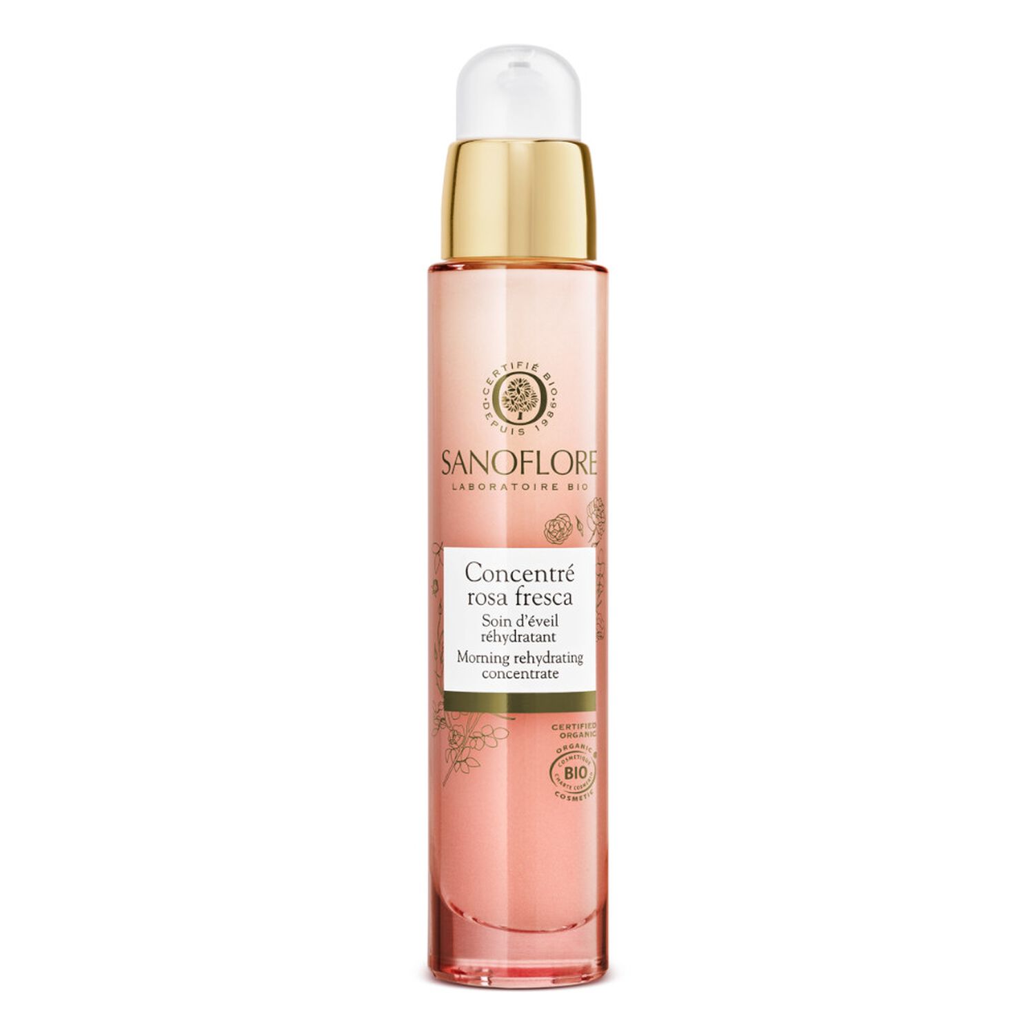 Sanoflore Concentré Rosa Angelica Hydratant Visage et Yeux 30 ml