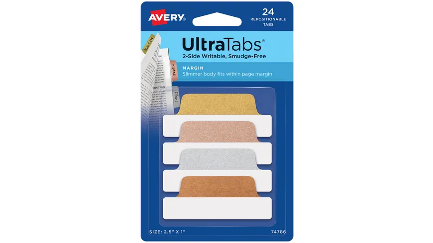 AVERY Zweckform UltraTabs Haftmarker Margin