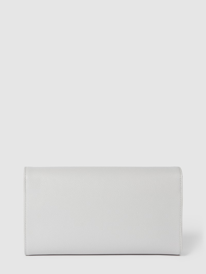 Clutch mit Strukturmuster in metallic Modell 'DIVINA' in weiß