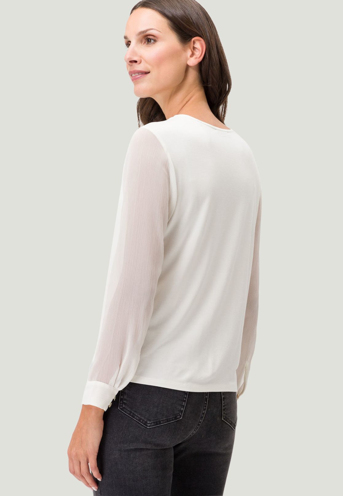 Blusenshirt mit Falten