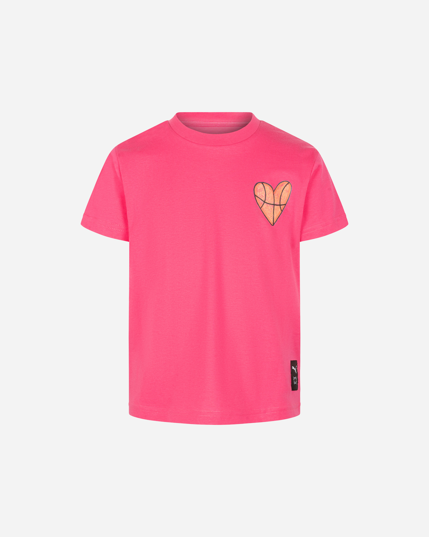 Koszulka Puma Girl Bball Flame Jr 684840-70