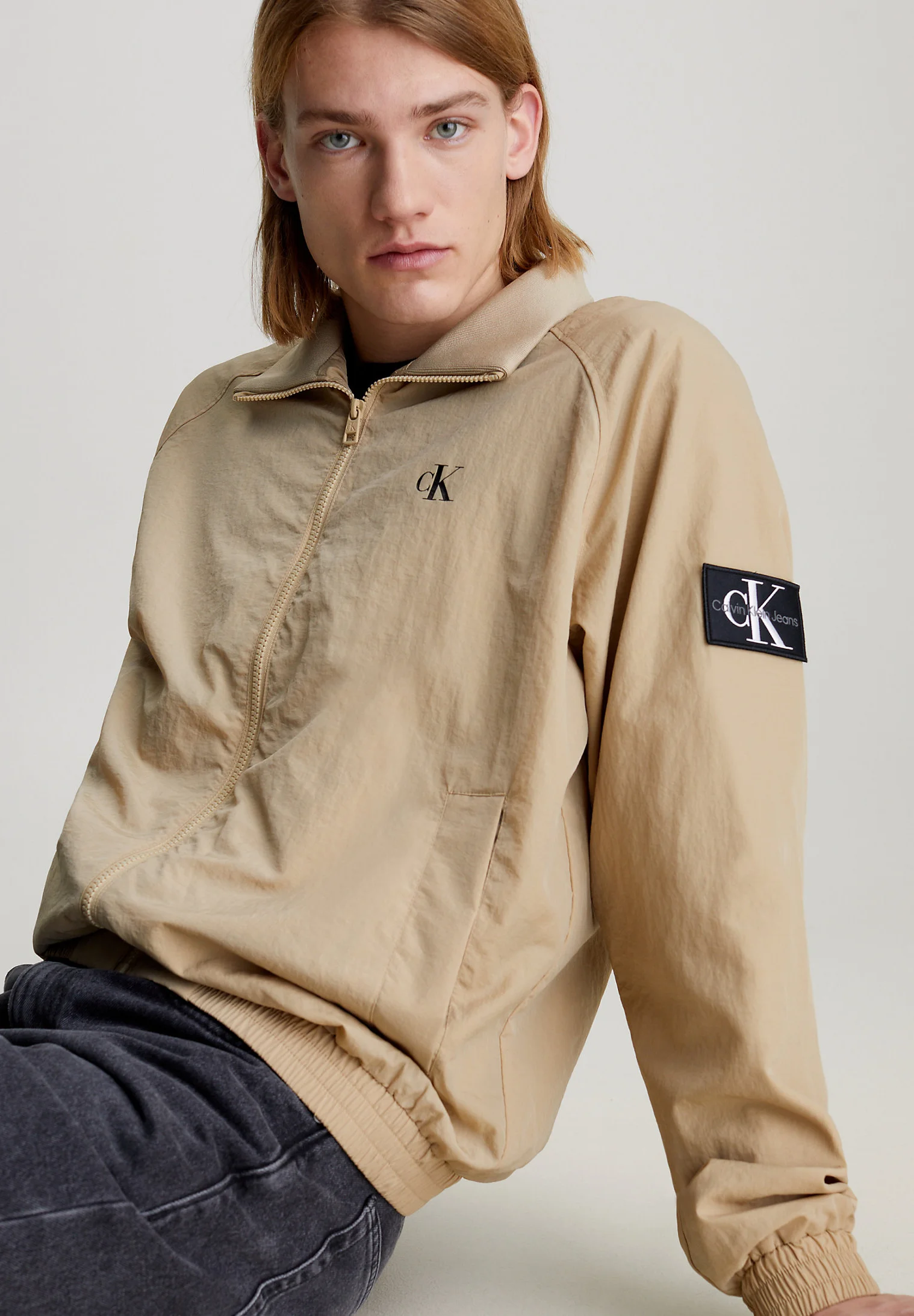 Calvin Klein Jeans UNPADDED HARRINGTON - Chaqueta ligera