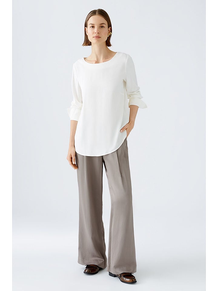 Oui Bluse in Weiß günstig kaufen