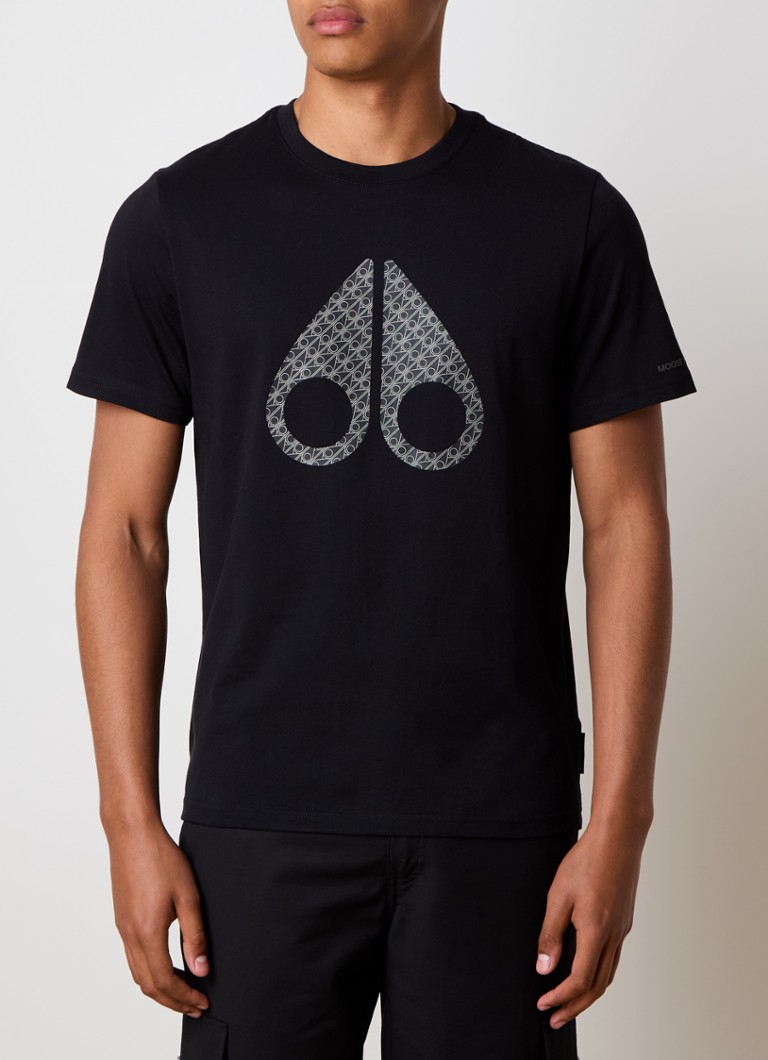 Tricou Moose Knuckles Chamblee cu imprimeu logo