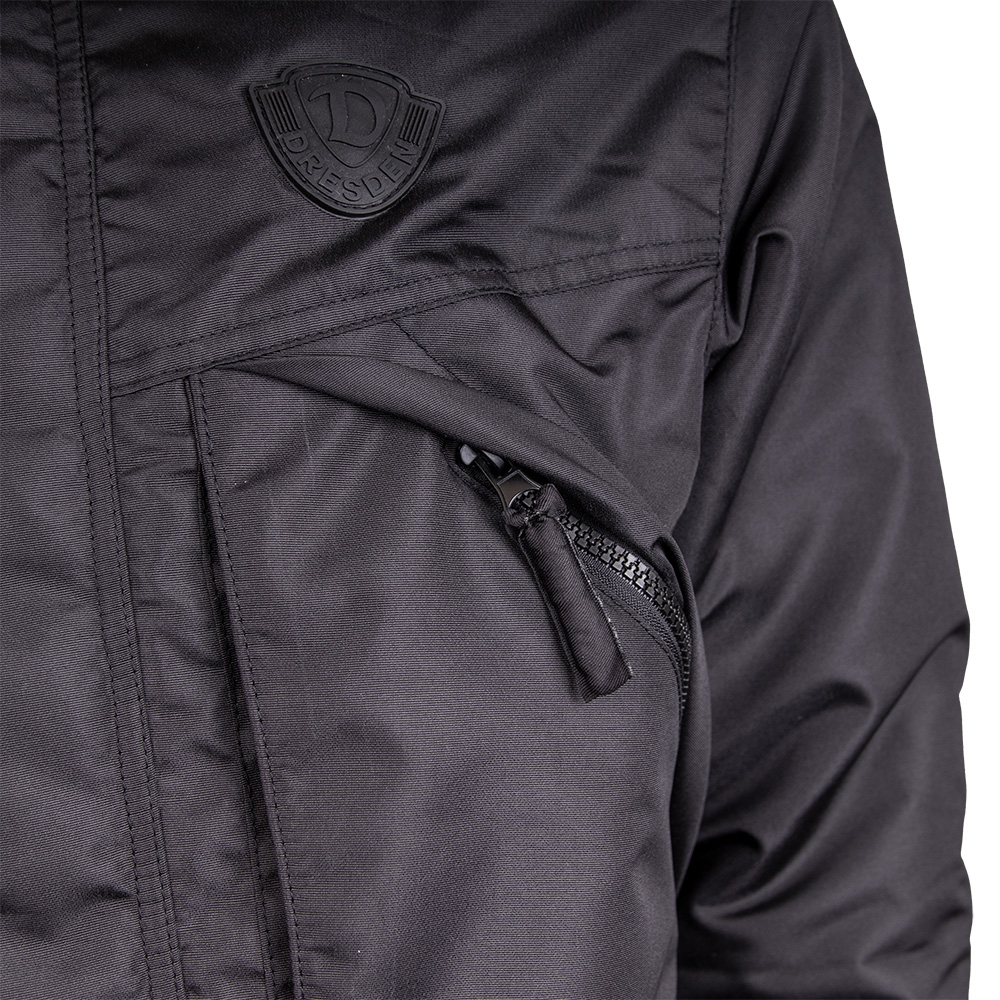 Winterjacke PARKA PVC Logo Ton in Ton