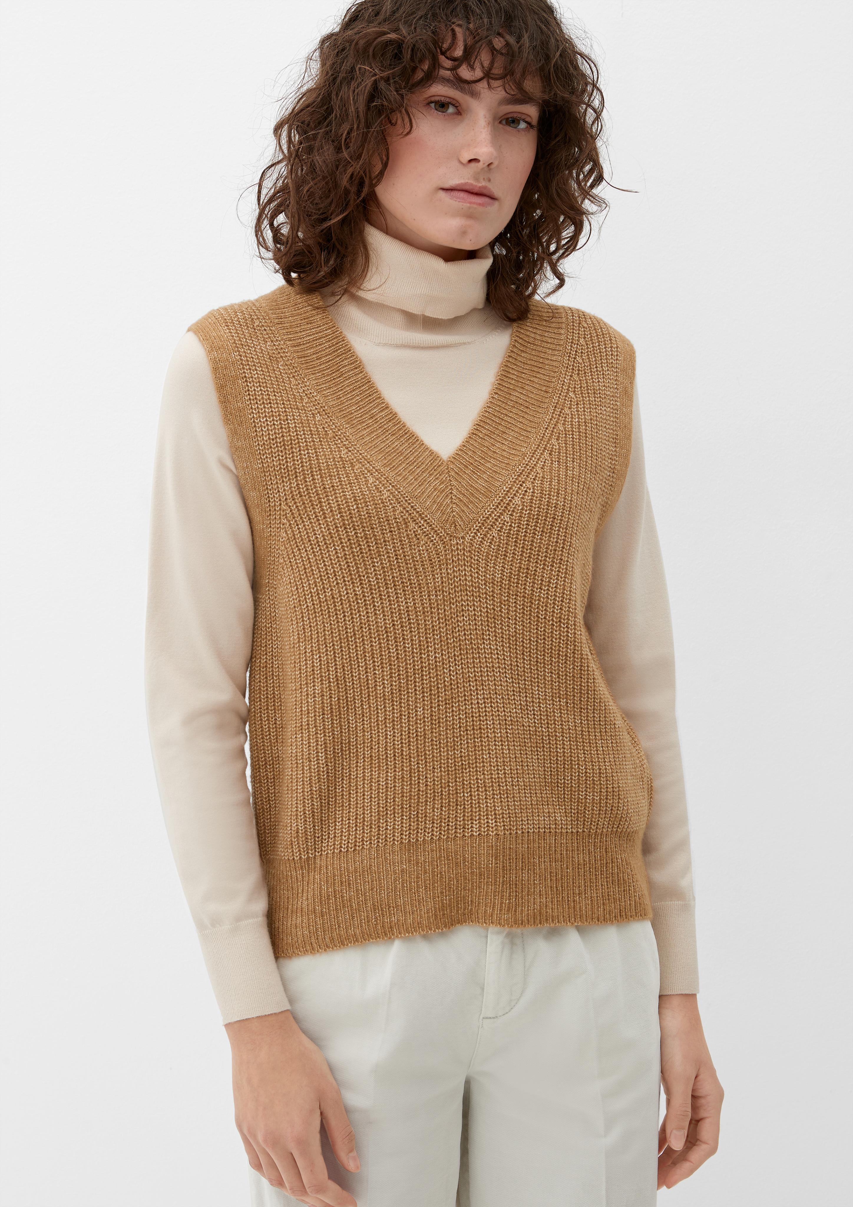 Strickpullunder mit V-Ausschnitt  2124205-8469