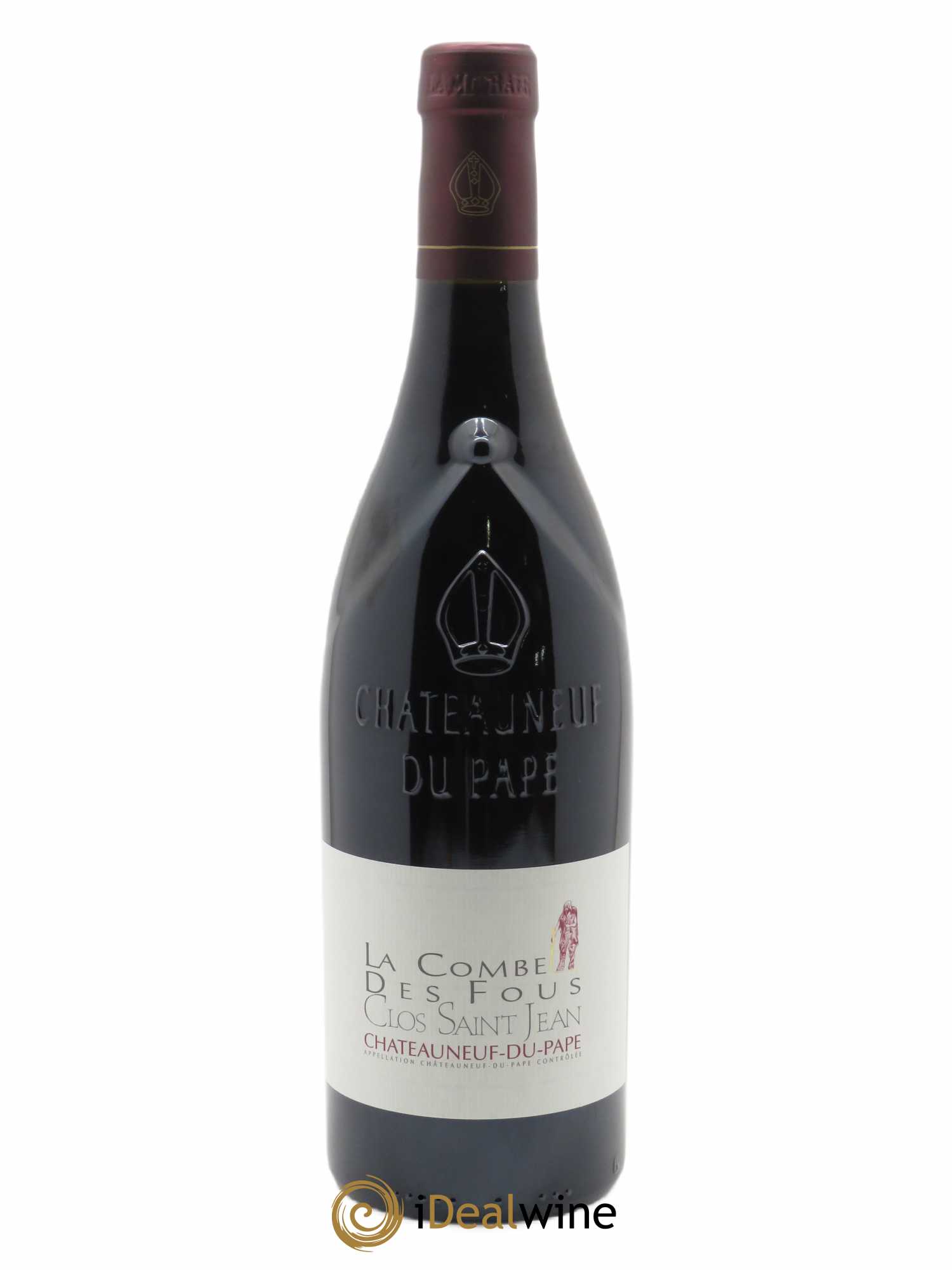Châteauneuf-du-Pape Clos Saint-Jean La Combe des Fous Pascal et Vincent Maurel  2020 - Lot de 1 Bouteille