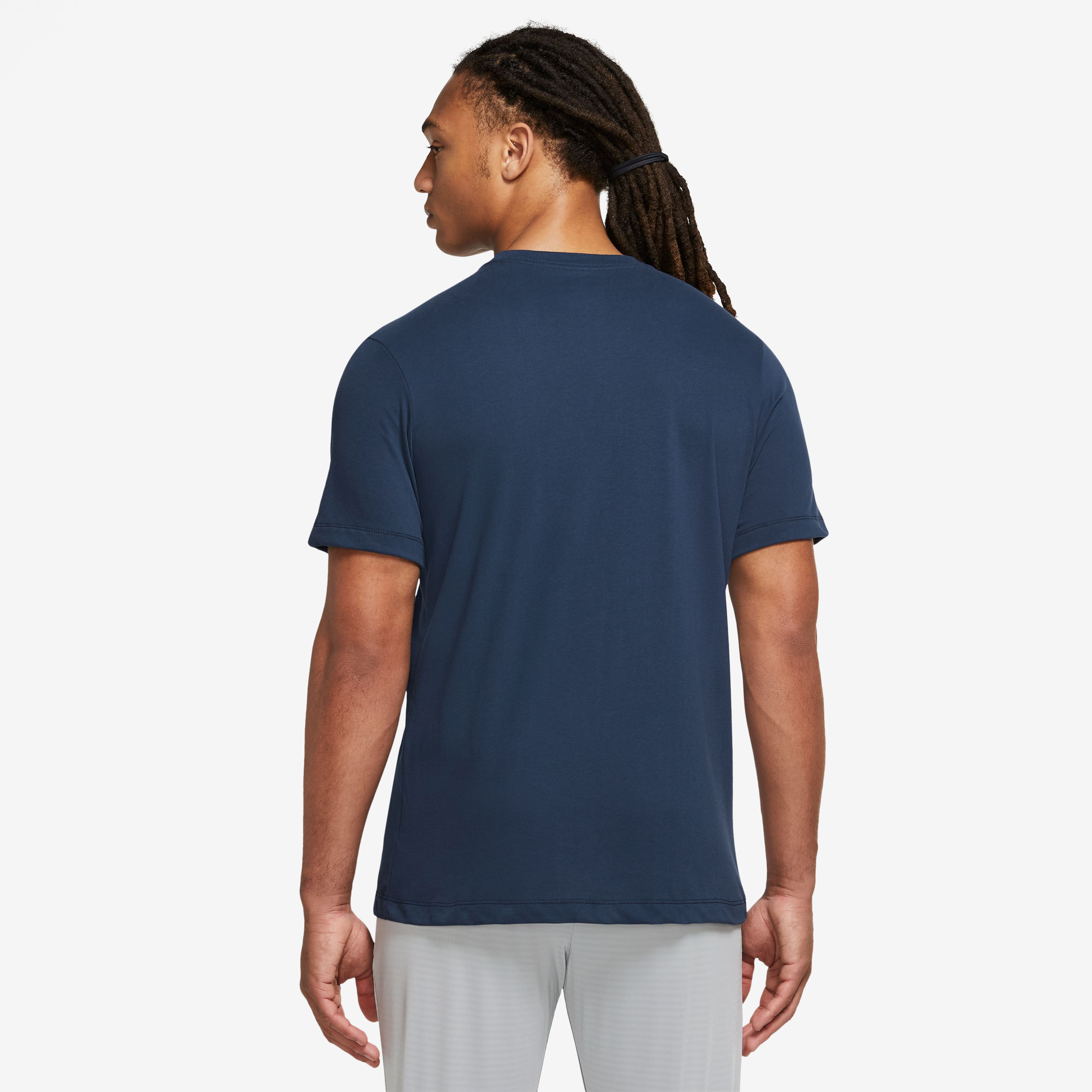 Dri-Fit Heritage Laufshirt Herren - Dunkelblau