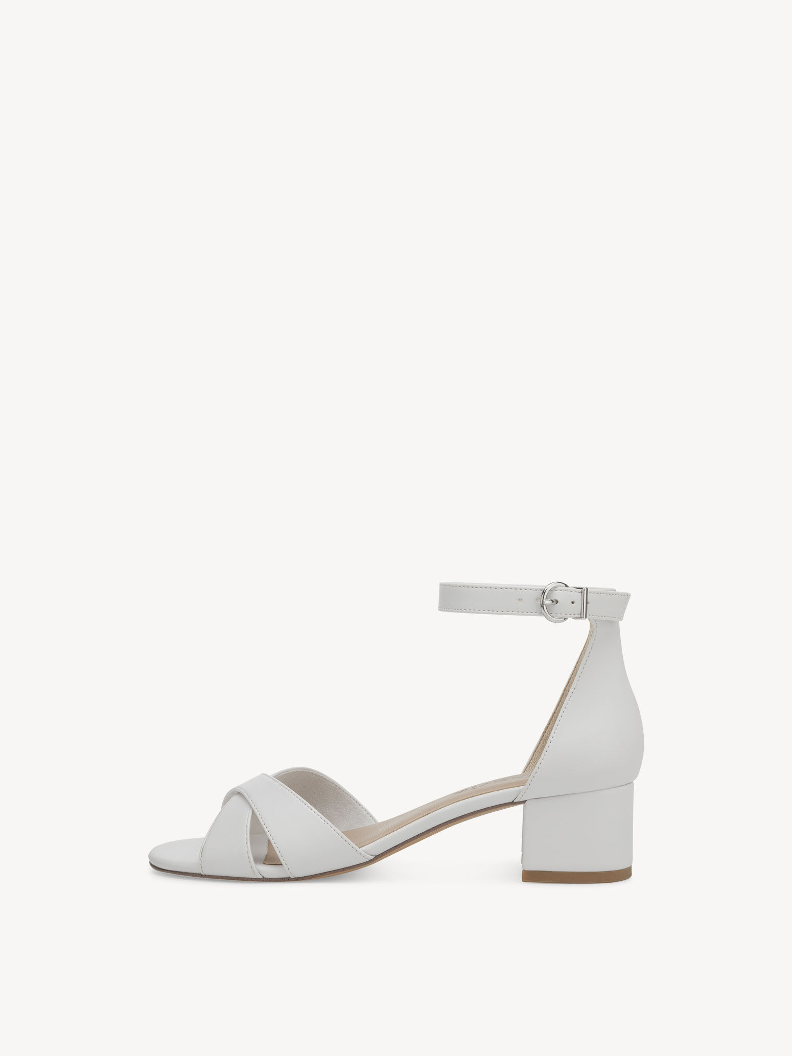 Sandale à talon - blanc